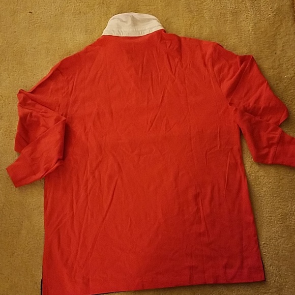 VS PINK Red and Blue Rugby Top - Picture 3 of 3